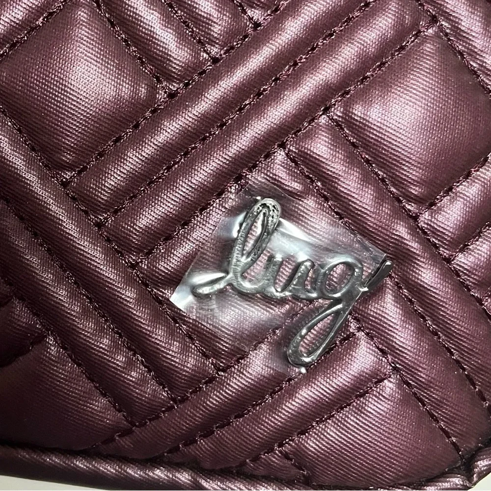 Lug Coupe XL Convertible Quilted Crossbody Belt Bag Wine Color NWT - Picture 7 of 11